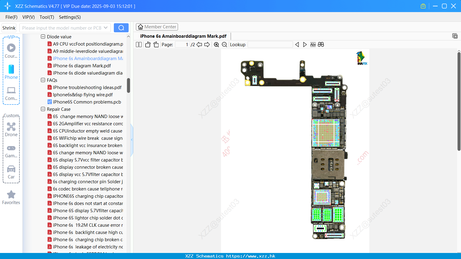 IPhone 6s Amainboarddiagram Mark